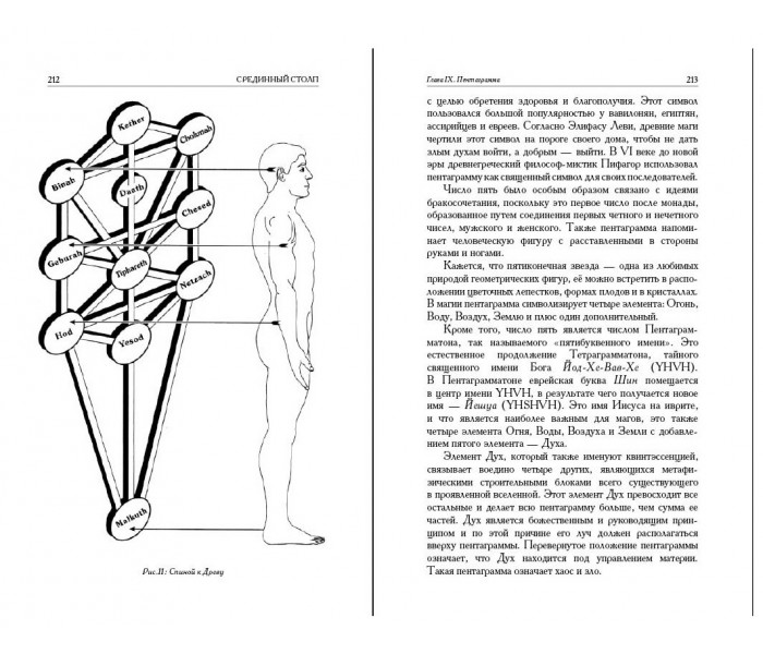 Книга Срединный столп. Баланс магии и науки. Регарди Израэль 