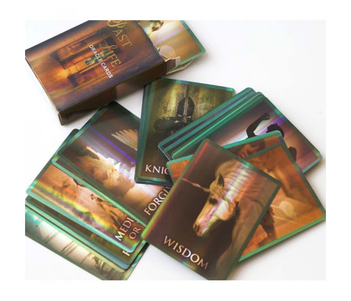 Оракул Кем вы были в прошлой жизни с голографическим напылением - Past Life Oracle Cards with holographic coating (9420019)