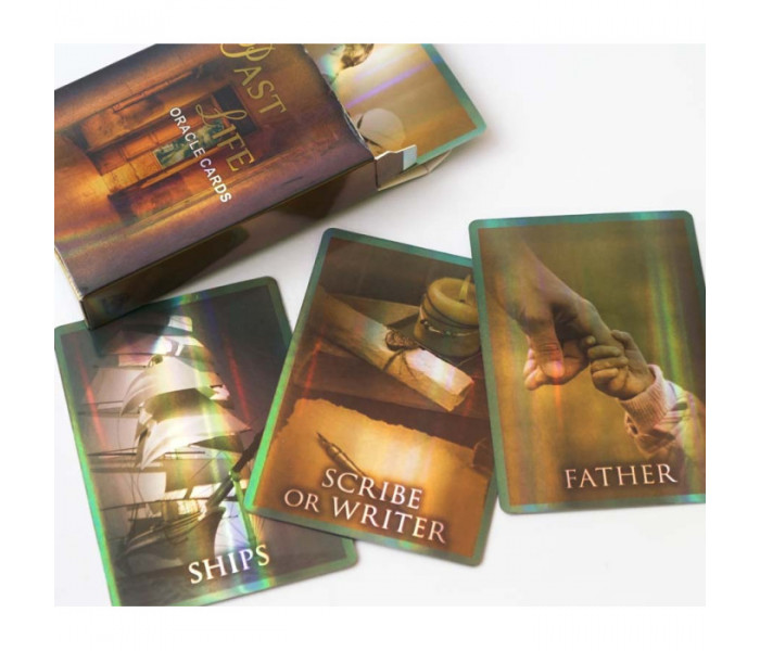 Оракул Кем вы были в прошлой жизни с голографическим напылением - Past Life Oracle Cards with holographic coating (9420019)