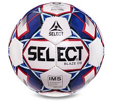 Фото М’яч футбольний №5 SELECT BLAZE DB IMS FB-2984-2 (PU, ручний шов, синій)