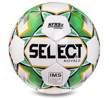 Фото М’яч футбольний №5 SELECT ROYALE IMS FB-2982-1 (PU, ручний шов, зелений)