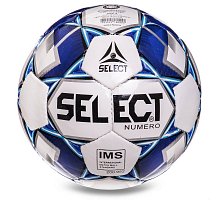 Фото М’яч футбольний №5 SELECT NUMERO 10 IMS FB-2983-2 (PU, ручний шов, синій)