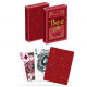 Игральные карты Bee Red Metalluxe