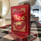 Игральные карты Bee Red Metalluxe