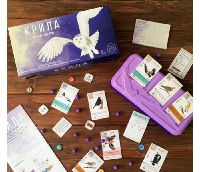 Крила. Птахи Європи. Доповнення УКР (Wingspan European Expansion). Stonemaier Games (STM901) (62762)