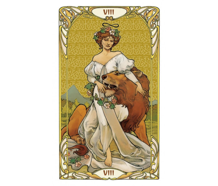 Міні Золоте Таро Уейт Ар Нуво - Міні Golden Art Nouveau Tarot. Lo Scarabeo