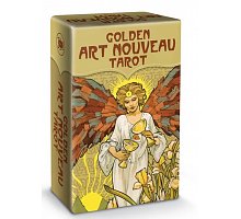 Фото Мини Золотое Таро Уэйт Ар Нуво - Mini Golden Art Nouveau Tarot. Lo Scarabeo