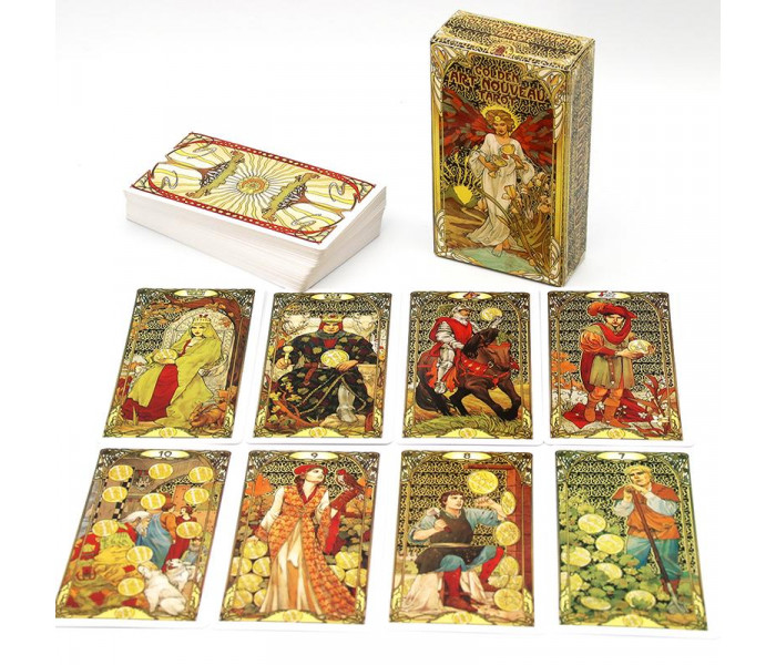 Золоте Таро Уейт Ар Нуво - Golden Art Nouveau Tarot. China