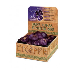 Руни з Аметиста з гравіюванням - Amethyst Runes, Lo Scarabeo (RUNE04)