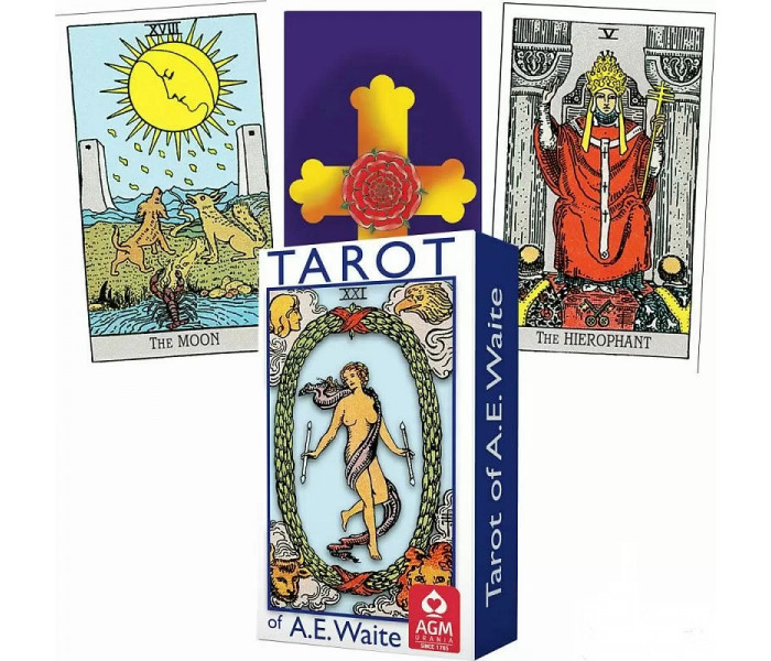 Таро Райдера Уейта Міні - AEWaite Tarot Blue edition Mini. AGM