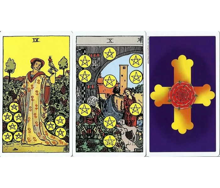 Таро Райдера Уэйта карманные - A.E.Waite Tarot Blue Pocket edition AGM
