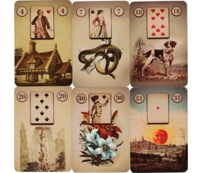 Оракульні карти Ленорман. Олександр Мусрук - Lenormand Oracle Cards. Schiffer Publishing