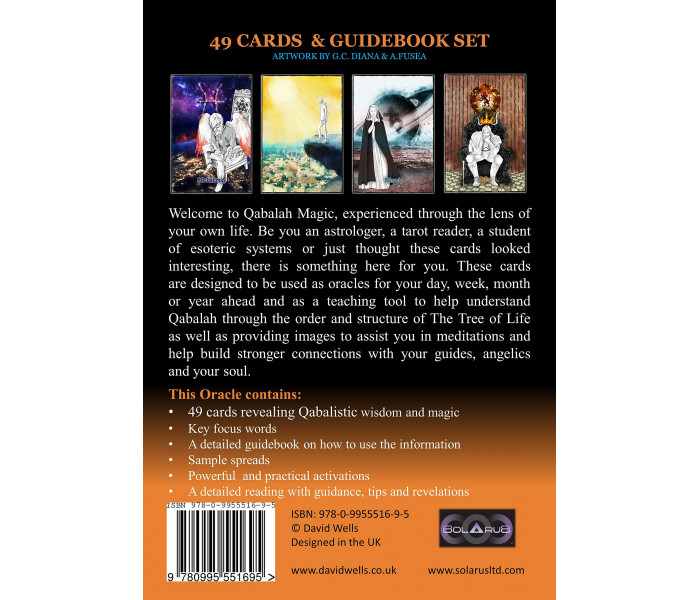 Магический Оракул Каббалы - Qabalah Magic Oracle Cards . Solarus 