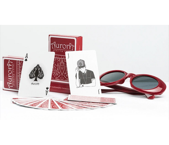 Игральные карты Aurora Red от USPCC