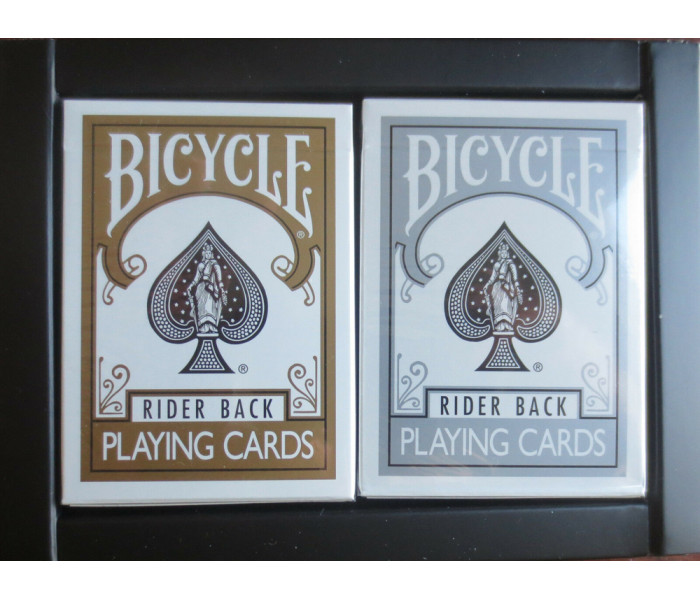 Карты Bicycle Prestige Line Set 2 Decks Gold & Silver