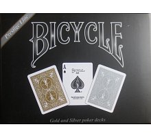 Фото Карти Bicycle Prestige Line Set 2 Decks Gold & Silver