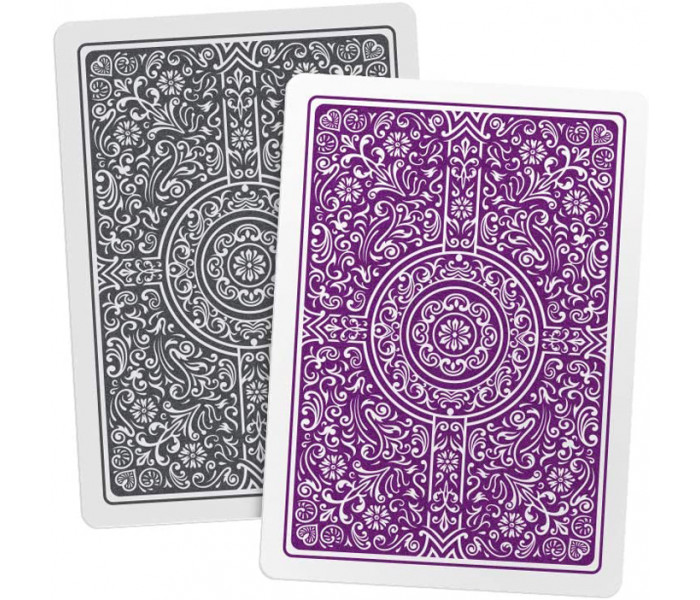 Подарочный набор карт Copag 100% пластик Poker Size (Purple/Grey)