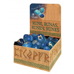 Руны Синий оникс - Blue Onyx Runes. Lo Scarabeo (RUNE14)
