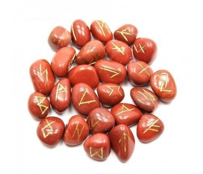 Руны из красной яшмы - Red Jasper Runes. Lo Scarabeo (RUNE09)