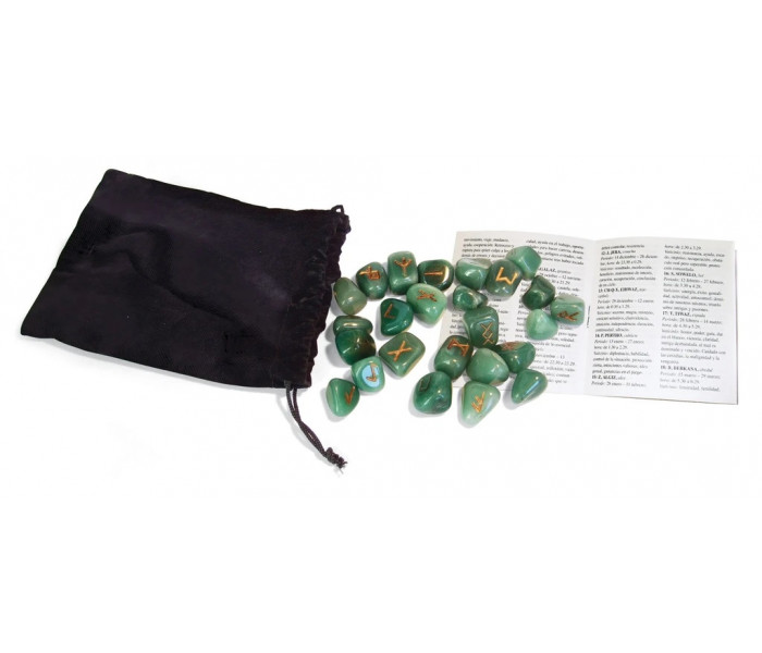 Руни Зелений Авантюрин - Green Aventurine Runes. Lo Scarabeo (RUNE08)