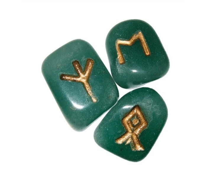 Руни Зелений Авантюрин - Green Aventurine Runes. Lo Scarabeo (RUNE08)