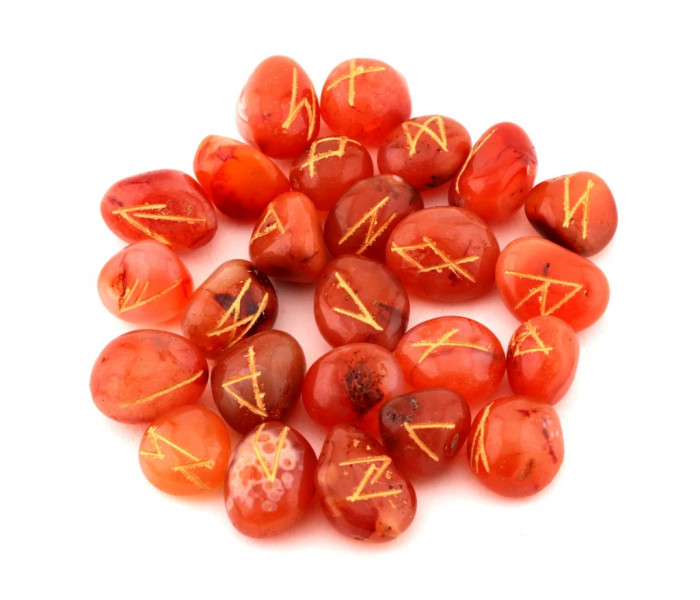 Руни Червоний Сердолік - Red Carnelian Runes. Lo Scarabeo (RUNE05)