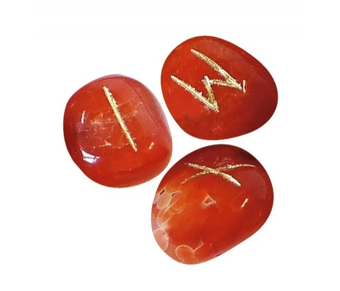 Руни Червоний Сердолік - Red Carnelian Runes. Lo Scarabeo (RUNE05)