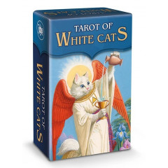 Мини Таро Белых Кошек -  Mini Tarot of White Cats. Lo Scarabeo