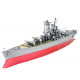 Металлическая сборная 3D модель Yamato Battleship (Линкор Ямато), Metal Earth (ICX117)