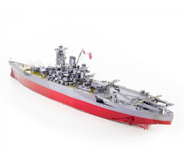 Металлическая сборная 3D модель Yamato Battleship (Линкор Ямато), Metal Earth (ICX117)