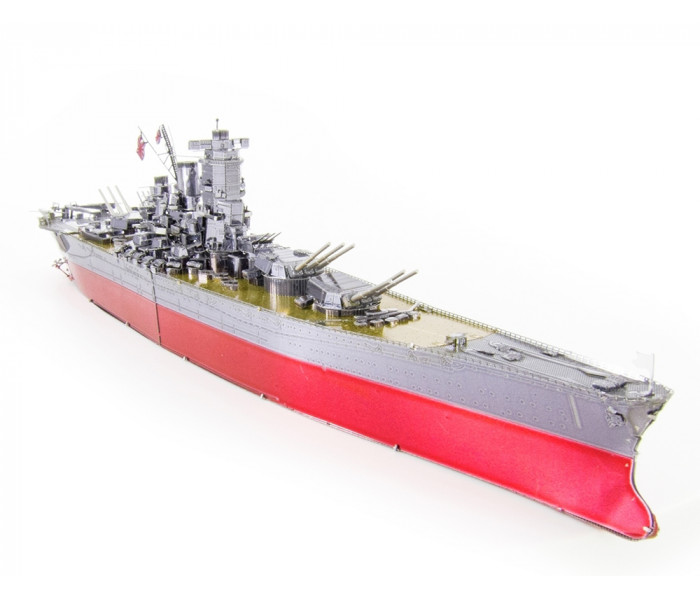 Металлическая сборная 3D модель Yamato Battleship (Линкор Ямато), Metal Earth (ICX117)