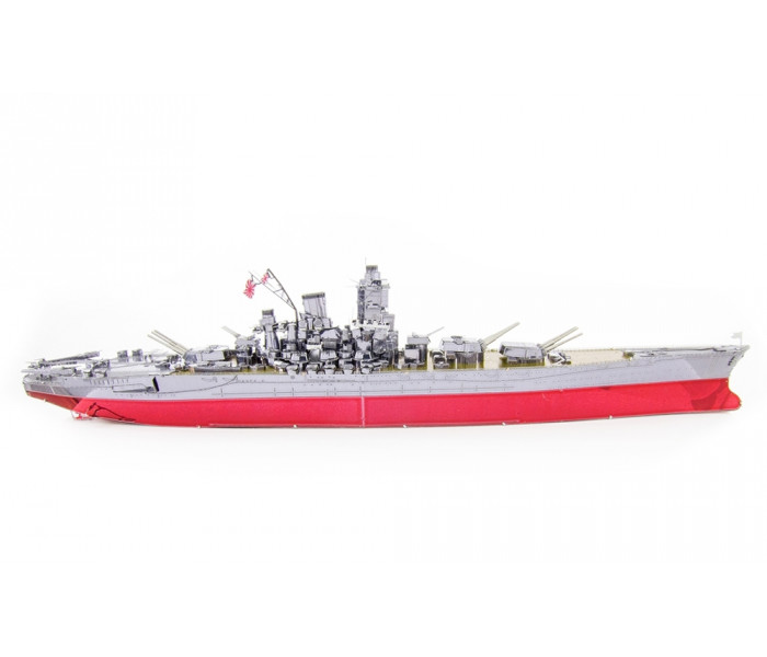 Металлическая сборная 3D модель Yamato Battleship (Линкор Ямато), Metal Earth (ICX117)