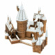 Металева збірна 3D модель Harry Potter Hogwarts Castle (Гогвортс у снігу), Metal Earth (ICX138)