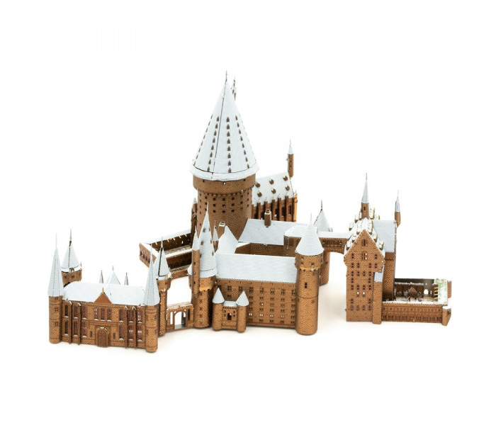 Металева збірна 3D модель Harry Potter Hogwarts Castle (Гогвортс у снігу), Metal Earth (ICX138)