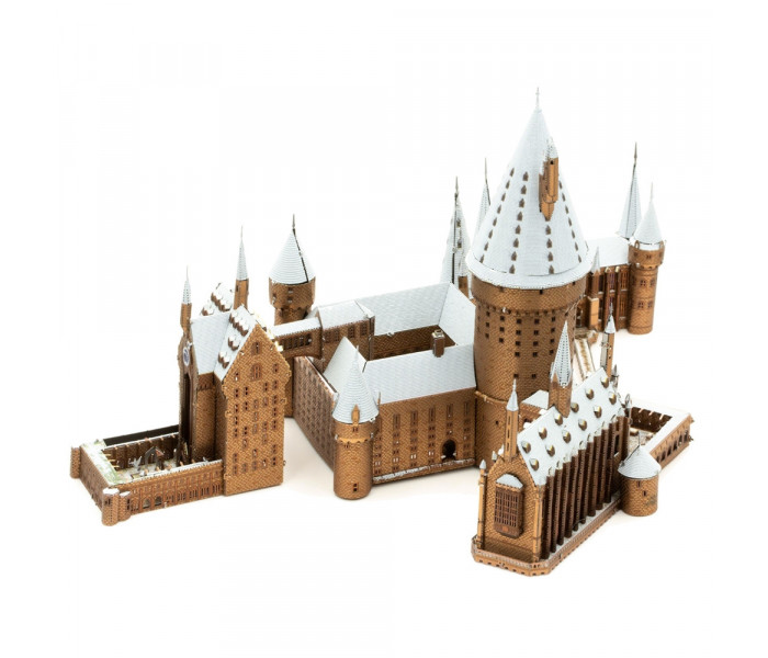 Металева збірна 3D модель Harry Potter Hogwarts Castle (Гогвортс у снігу), Metal Earth (ICX138)