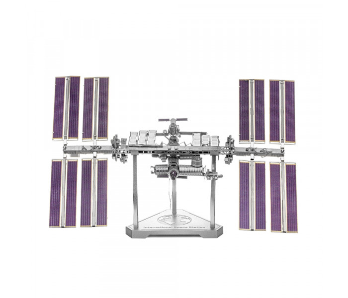 Металлическая сборная 3D модель International Space Station (МКС), Metal Earth (ICX140)