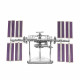 Металлическая сборная 3D модель International Space Station (МКС), Metal Earth (ICX140)