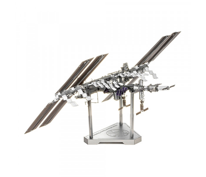 Металлическая сборная 3D модель International Space Station (МКС), Metal Earth (ICX140)