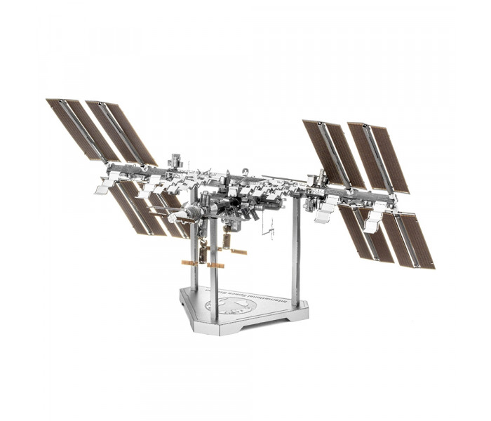 Металлическая сборная 3D модель International Space Station (МКС), Metal Earth (ICX140)