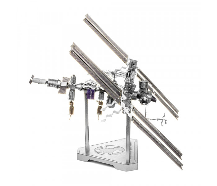 Металлическая сборная 3D модель International Space Station (МКС), Metal Earth (ICX140)