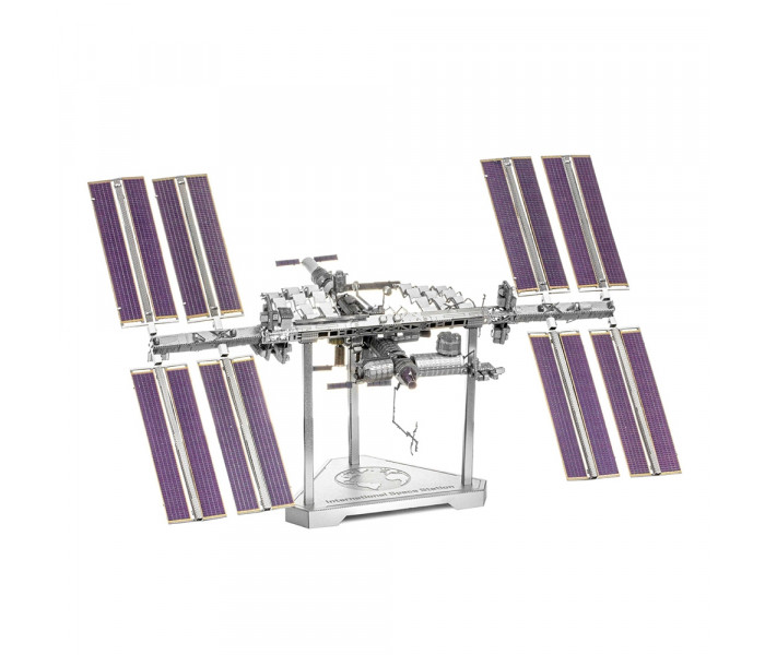 Металлическая сборная 3D модель International Space Station (МКС), Metal Earth (ICX140)