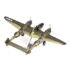 Фото 3 - Металева збірна 3D модель Винищувач Lockheed P-38 Lightning, Metal Earth (ICX143)