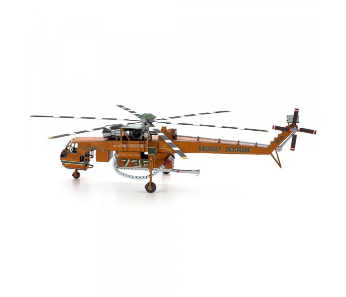 Металлическая сборная 3D модель Вертолет Сикорский S-64 Skycrane, Metal Earth (ICX211)