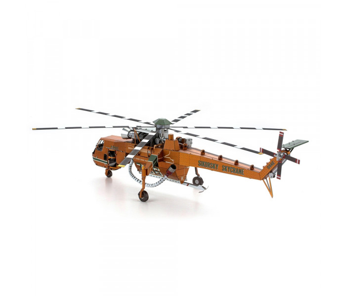 Металлическая сборная 3D модель Вертолет Сикорский S-64 Skycrane, Metal Earth (ICX211)