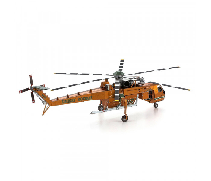 Металлическая сборная 3D модель Вертолет Сикорский S-64 Skycrane, Metal Earth (ICX211)