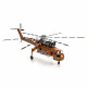 Металлическая сборная 3D модель Вертолет Сикорский S-64 Skycrane, Metal Earth (ICX211)