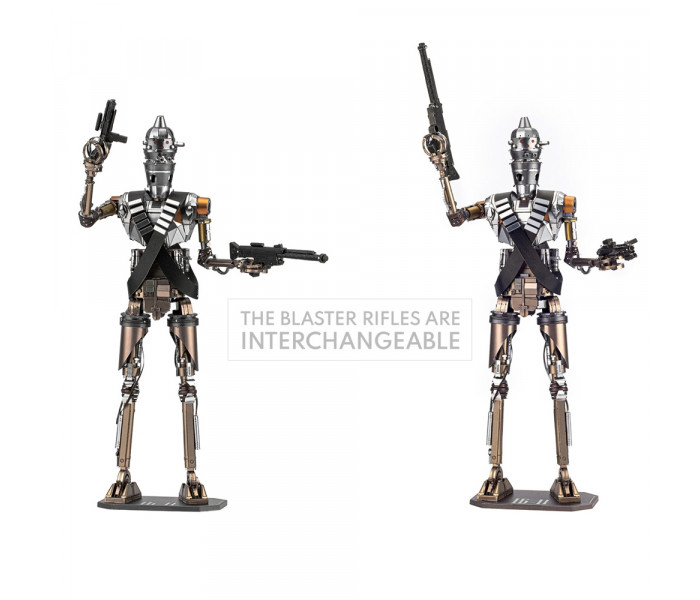 Металева збірна 3D модель Star Wars Дроїд IG-11, Metal Earth (ICX213)