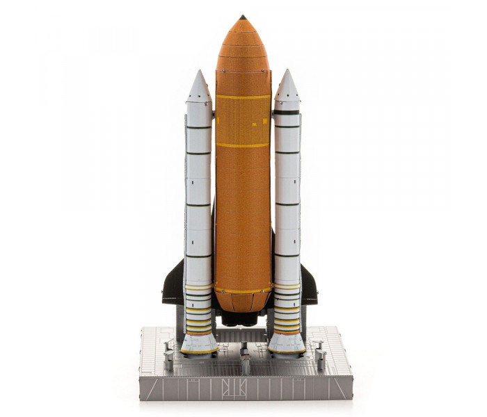 Металлическая сборная 3D модель Спейс шаттл на стартовой площадке, Metal Earth (ICX227)