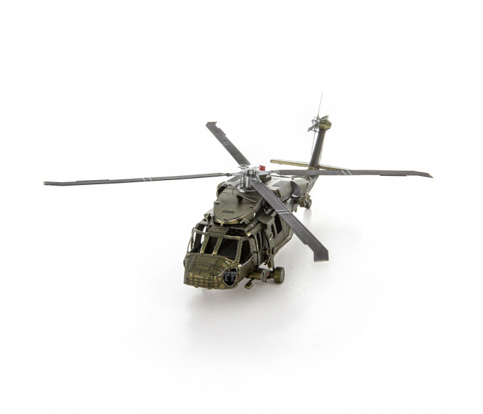 Металлическая сборная 3D модель Вертолет Сикорский UH-60 Black Hawk (Черный ястреб), Metal Earth (MMS461)