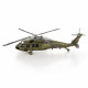 Металлическая сборная 3D модель Вертолет Сикорский UH-60 Black Hawk (Черный ястреб), Metal Earth (MMS461)